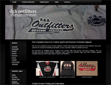 Tablet Screenshot of dghoutfitters.com